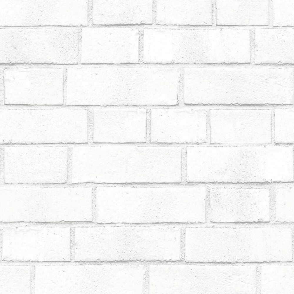Threshold -  Textured Brick White 198"x20.5" Peel and White